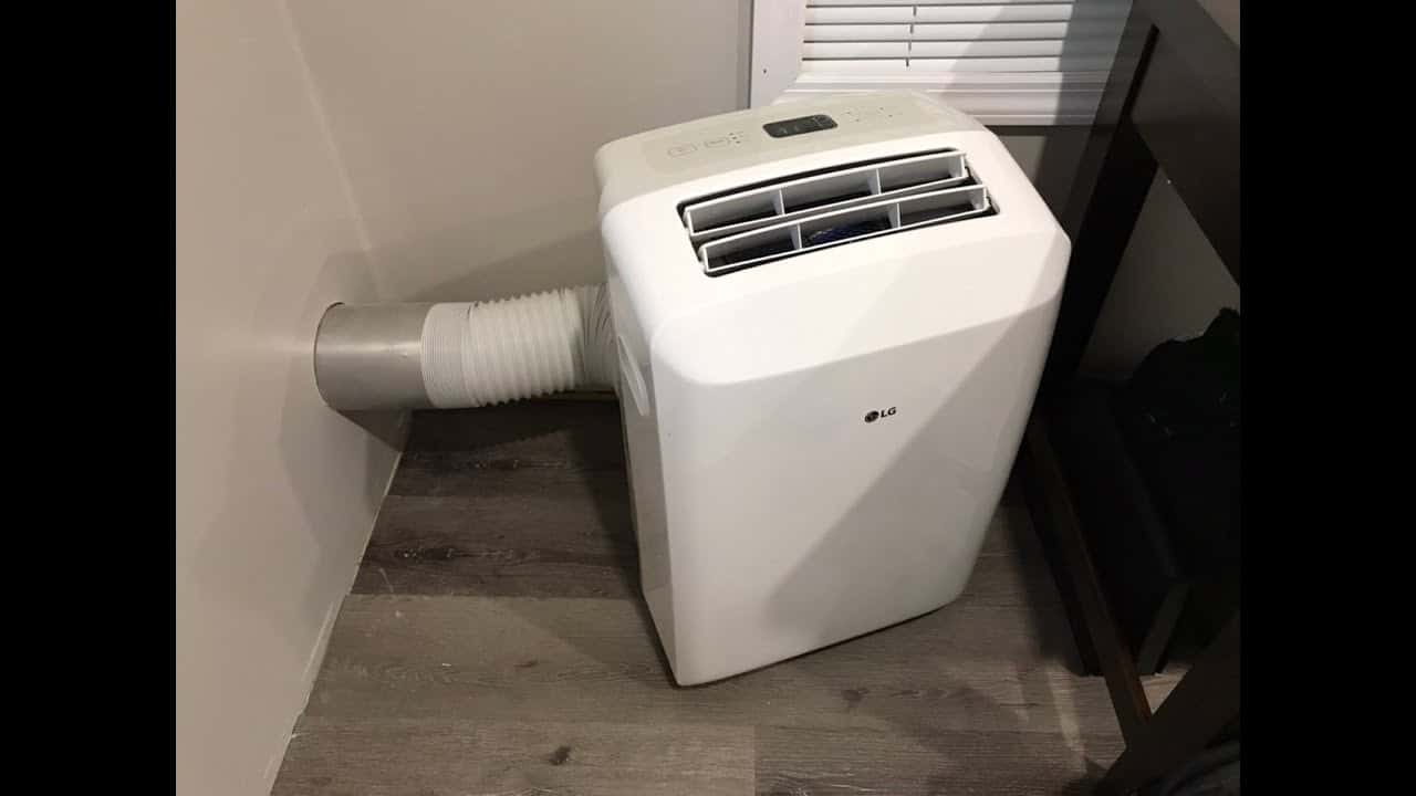 Portable AC venting throught the wall