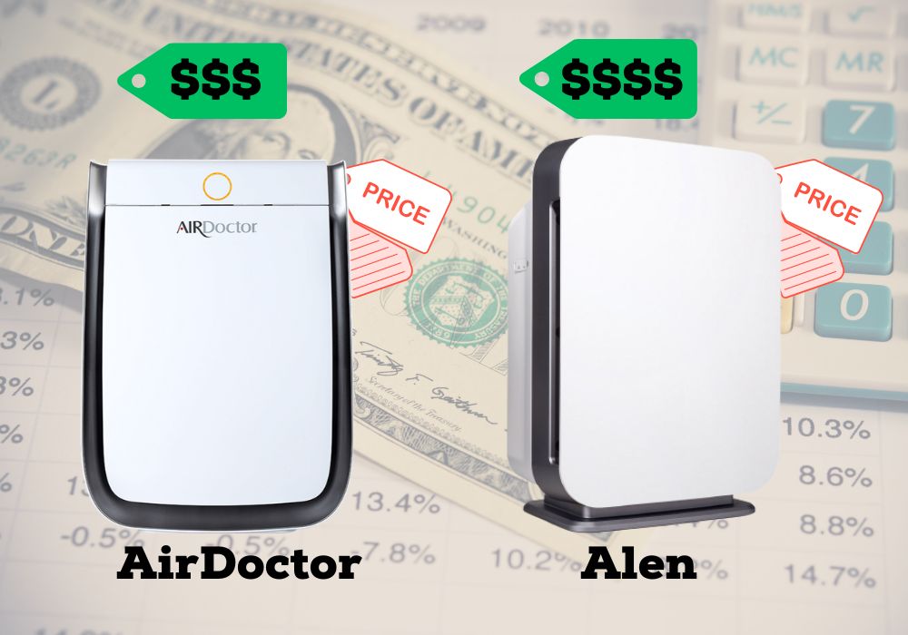 AirDoctor 3000 and Alen BreatheSmart 75i Price comparison
