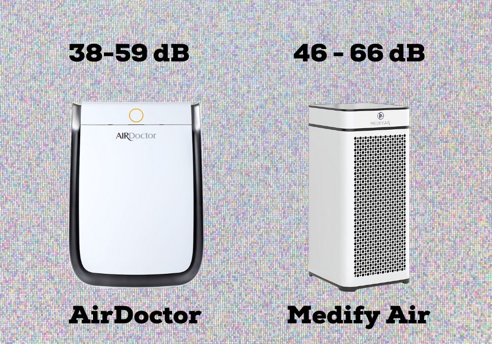 Which Air Purifier Is Quieter: AirDoctor 3000 or Medify MA-40?