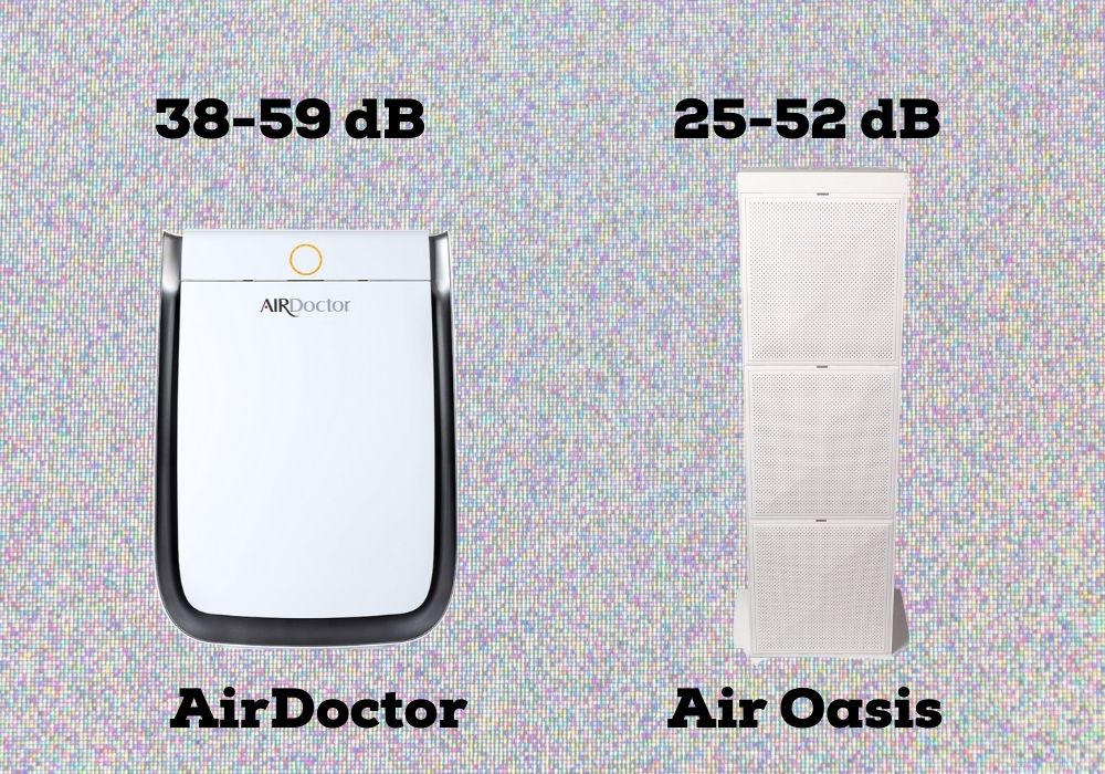 Which Air Purifier Is Quieter: Airdoctor 3000 or Air Oasis iAdaptAir?