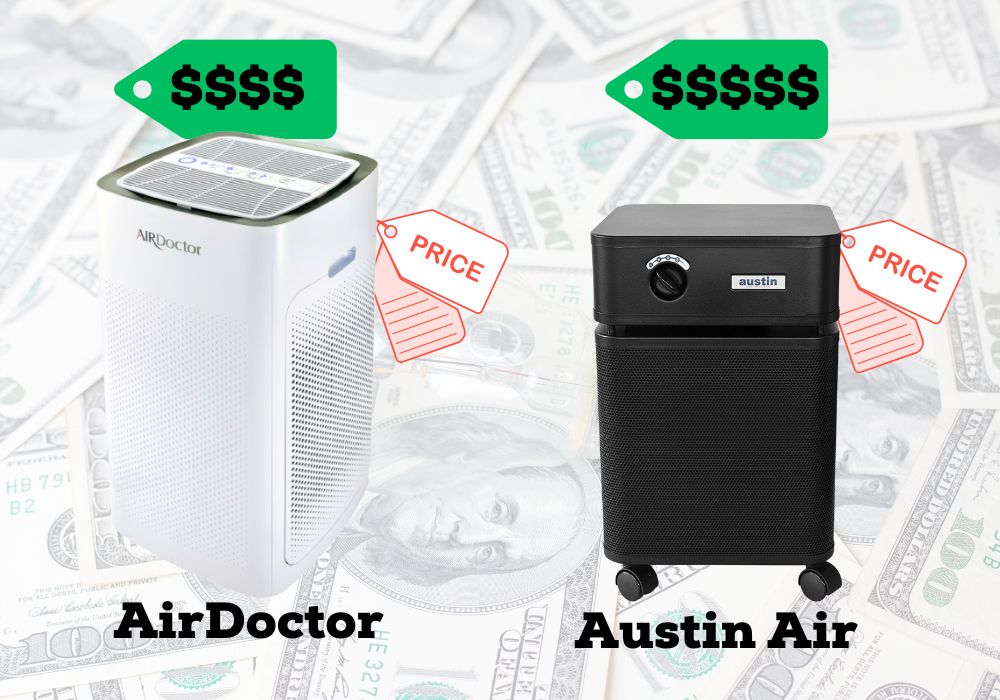 Airdoctor 5500 vs. Austin Air Healthmate Plus Price