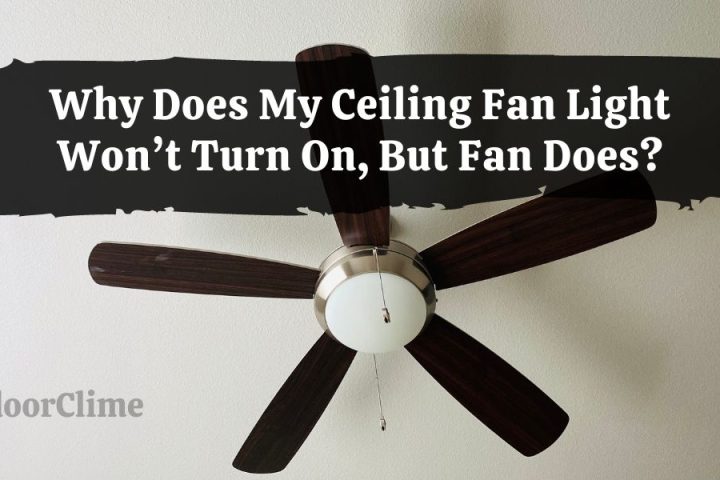 Why Does My Ceiling Fan Light Won’t Turn On, But Fan Does?