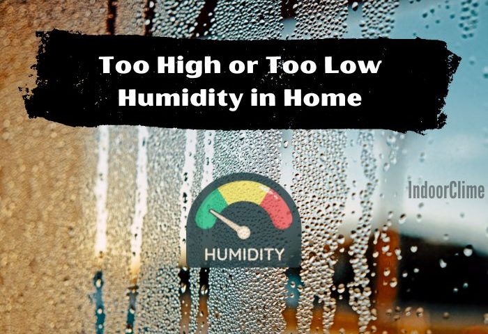 Too High or Too Low Humidity in Home