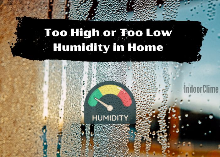 Too High or Too Low Humidity in Home