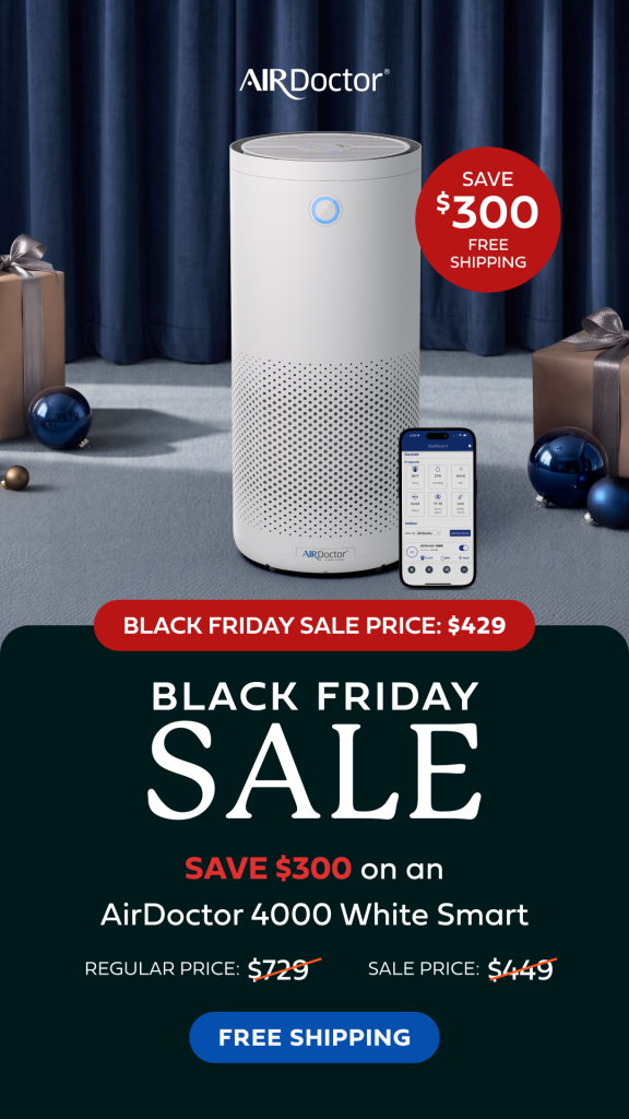 AirDoctor 4000 White Smart Air Purifier Black Friday Sale Free Shipping AirDoctor 4000 White Smart Air Purifier Black Friday Sale Free Shipping