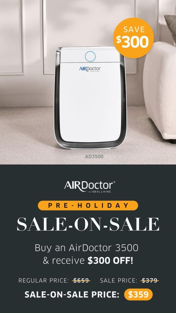 AirDoctor pre-holiday sale-on-sale Airdoctor 3500 discount