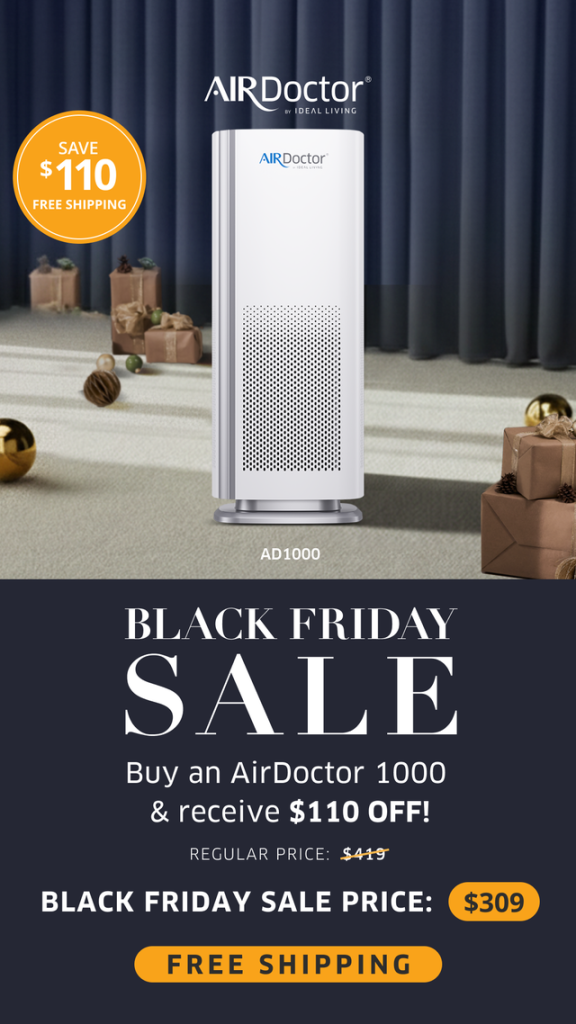 AirDoctor AD1000 BlackFriday sale, free shipping, airdoctor discount