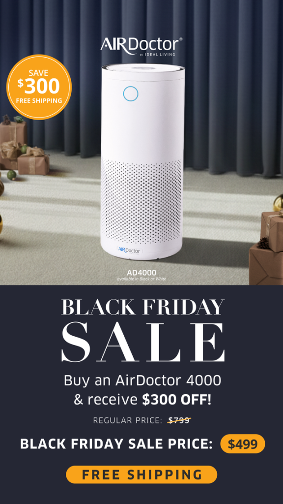 AirDoctor AD4000 Smart BlackFriday sale, free shipping, airdoctor discount