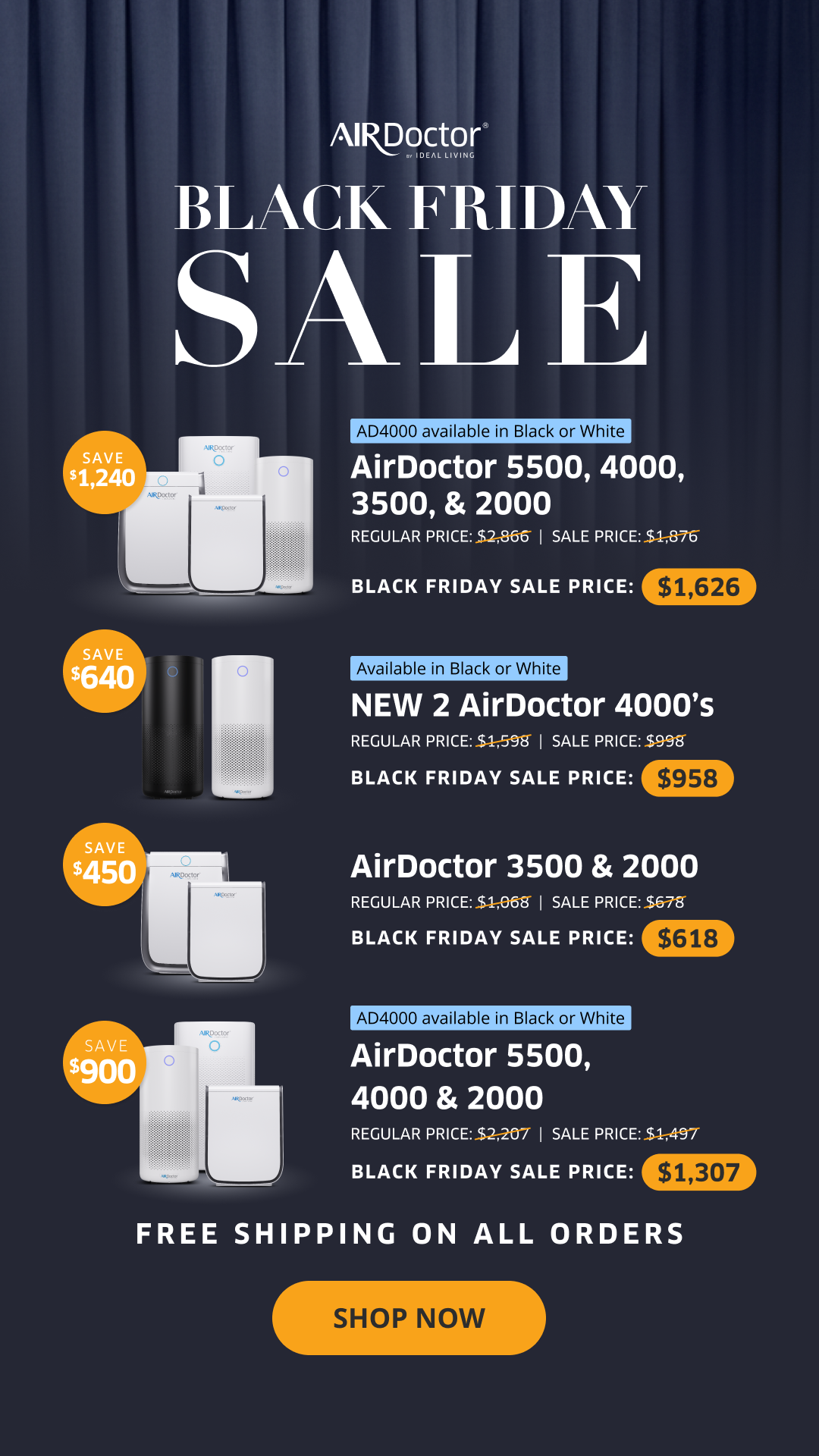 AirDoctor pre-holiday sale-on-sale Airdoctor discount