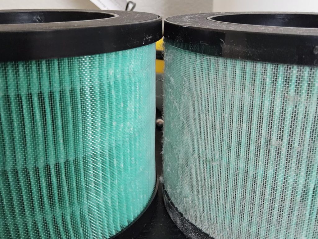 budget HEPA filters are startlingly thin