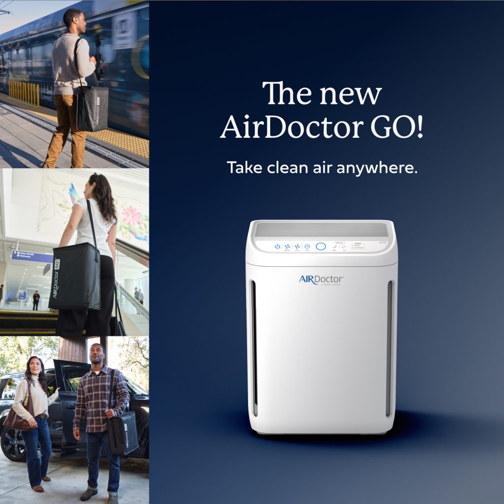 AirDoctor GO! Portable, premium air purifier built for travel & more. AirDoctor GO! Portable, premium air purifier built for travel & more.