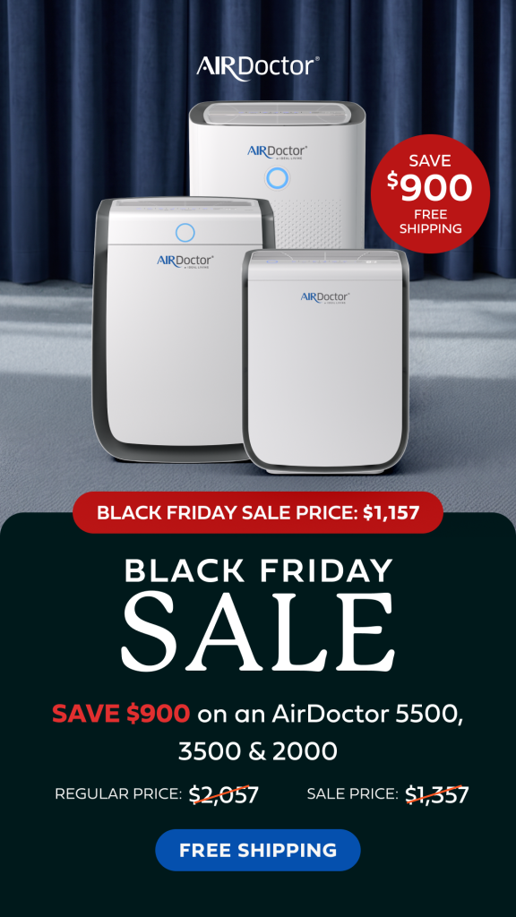 AirDoctor AD 5500, AD 3500, AD2000 Air Purifier Black Friday Sale Free Shipping