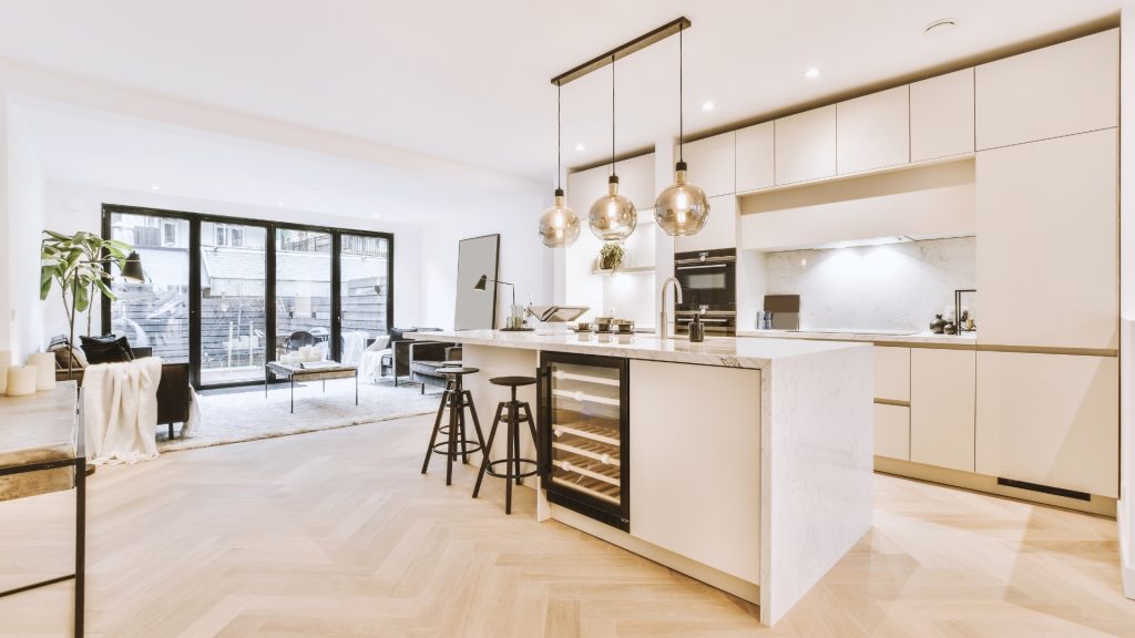 open-plan living space open-plan living space